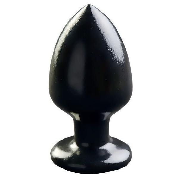 Черная большая анальная пробка MAGNUM 10 - 14,5 см. от LOVETOY (А-Полимер)