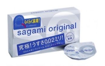 Ультратонкие презервативы Sagami Original QUICK - 6 шт. от Sagami
