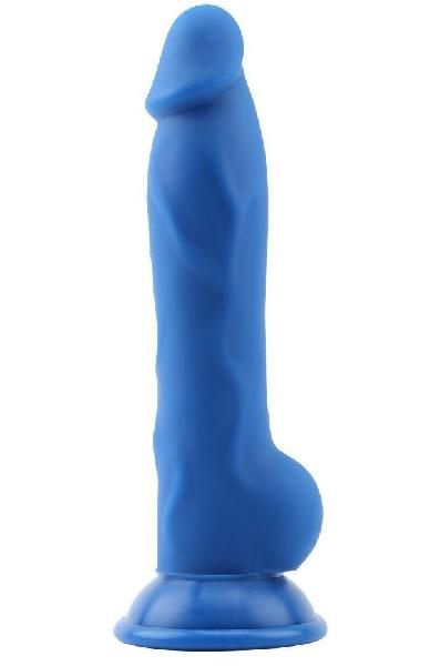 Синий фаллоимитатор Rick.G - 22,6 см. от Chisa