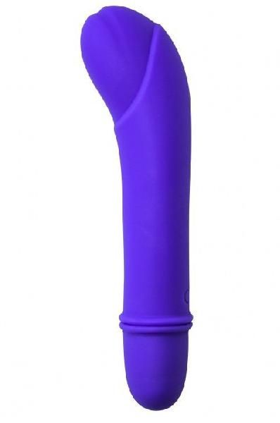 Фиолетовый мини-вибратор Universe Secret Flower - 12,6 см. от Lola toys