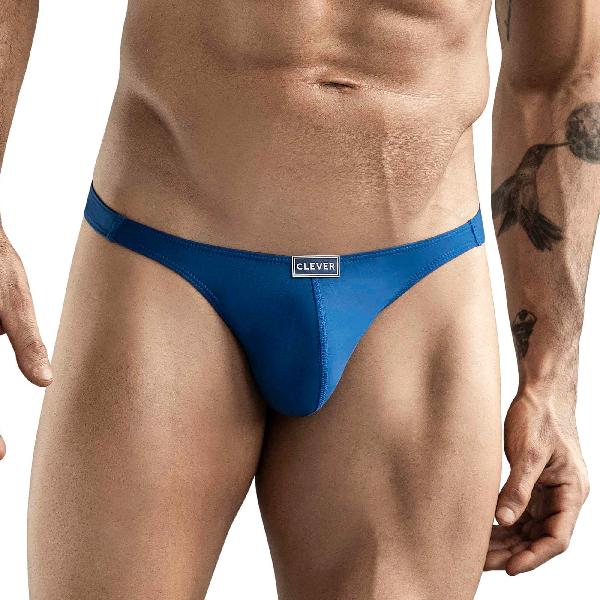 Синие мужские трусы-тонги Clever Cactus Thong от Clever Masculine Underwear