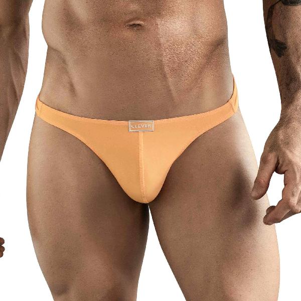 Оранжевые мужские трусы-тонги Clever Cactus Thong от Clever Masculine Underwear