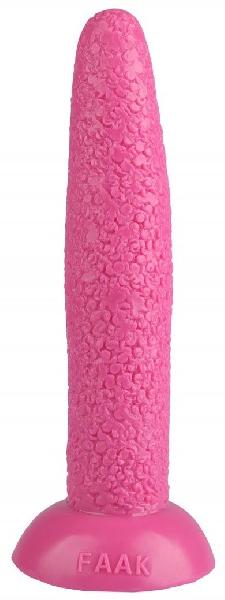 Розовый гладкий анальный стимулятор - 23 см. от Сумерки богов