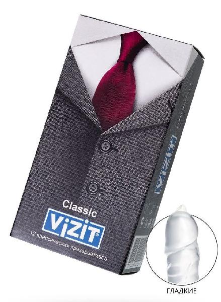Классические презервативы VIZIT Classic - 12 шт. от VIZIT