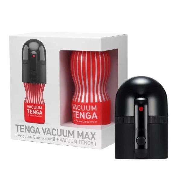 Набор Tenga Vacuum Max: мастурбатор и устройство для создания вакуума от Tenga Набор Tenga Vacuum Max: мастурбатор и устройство для создания вакуума от Tenga