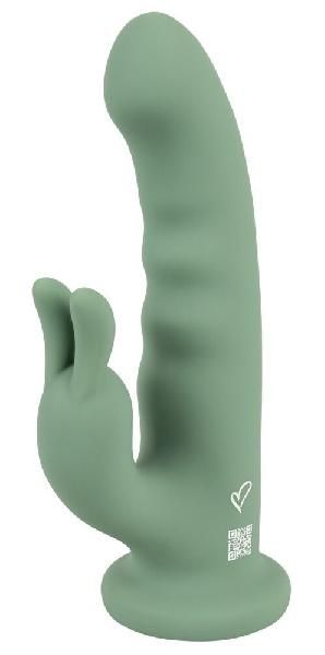 Зеленый вибратор-ротатор Luvio - 19,3 см. от Orion