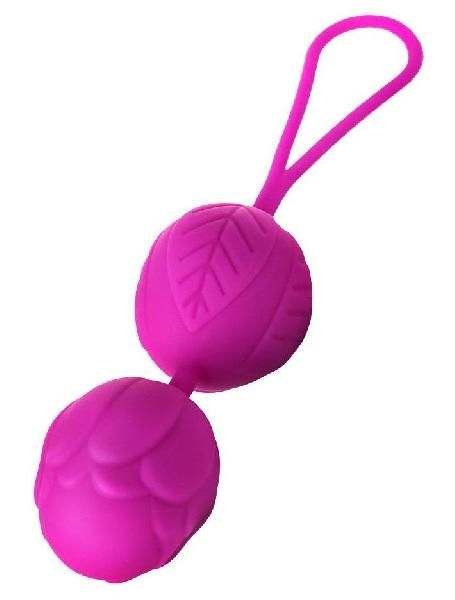 Лиловые вагинальные шарики Blossom от Eromantica