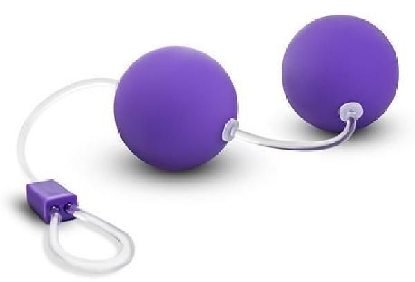 Фиолетовые вагинальные шарики Bonne Beads от Blush Novelties