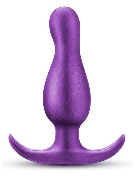 Фиолетовая анальная пробка The Quantum Plug - 8,9 см. от Blush Novelties