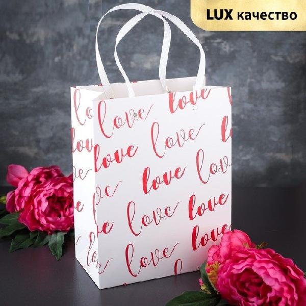Ламинированный пакет  Любовь  - 31 х 13 х 24 см. от Сима-Ленд