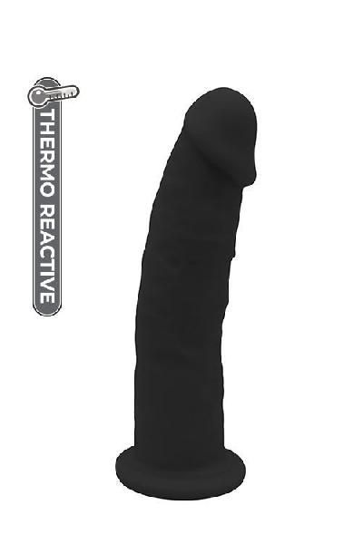 Черный реалистичный фаллоимитатор DILDO 7.5INCH BLACK - 19 см. от Dream Toys