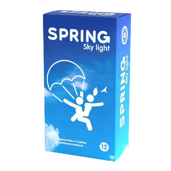 Ультратонкие презервативы SPRING SKY LIGHT - 12 шт. от SPRING