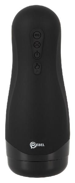 Черный вибромастурбатор с подогревом Masturbator with 3 Functions от Orion
