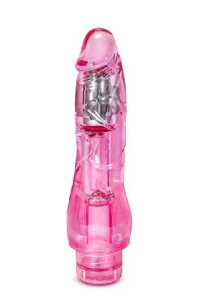 Розовый вибратор-реалистик Fantasy Vibe - 22,8 см. от Blush Novelties