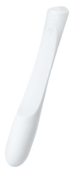 Белый гибкий водонепроницаемый вибратор Sirens Venus - 22 см. от Sirens