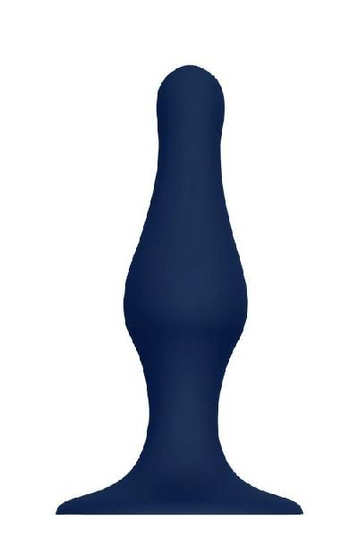 Синяя анальная пробка SILICONE PLUG LARGE - 15,6 см. от Dream Toys