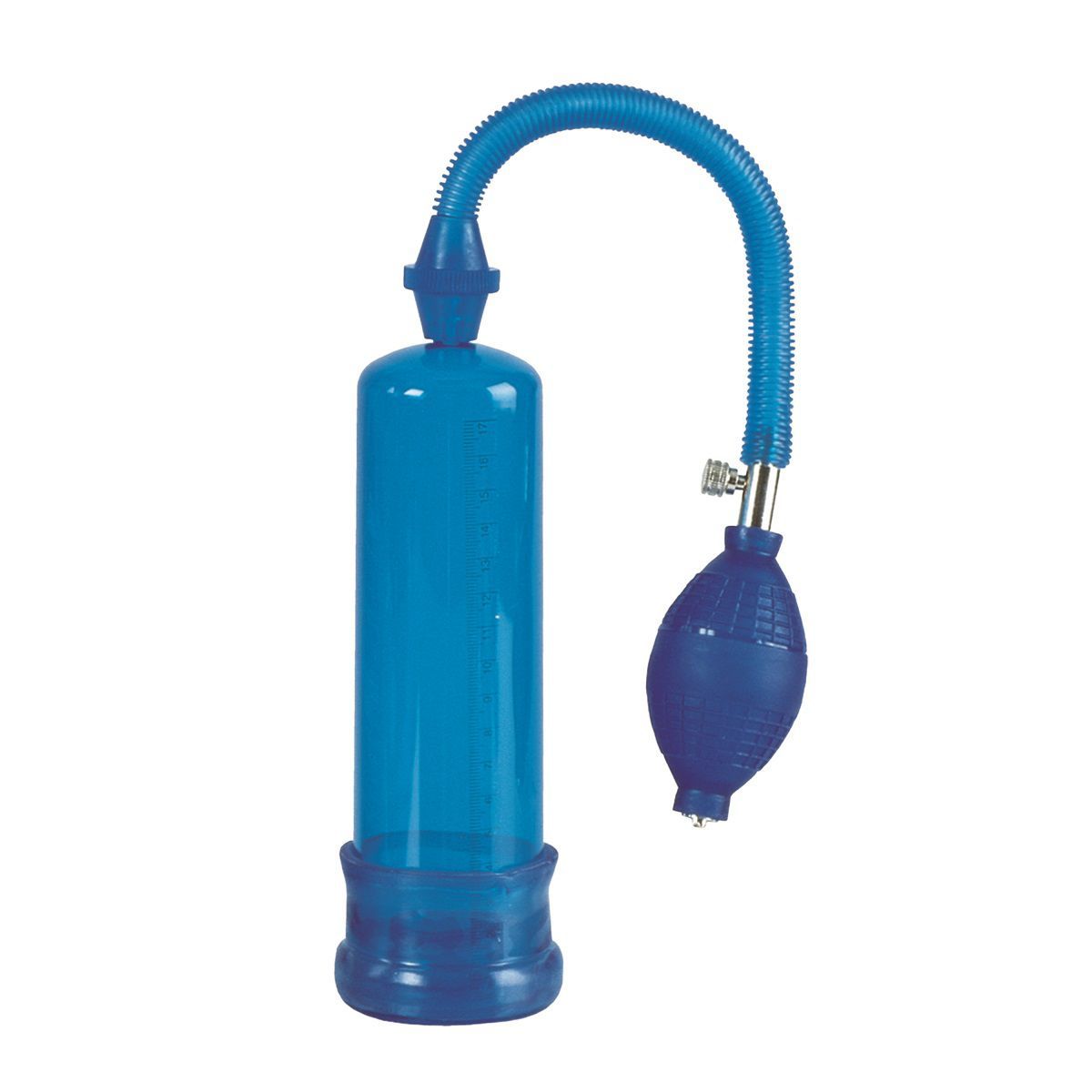 Синяя вакуумная помпа Head Coach Penis Pump  от California Exotic Novelties