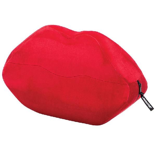 Красная микрофибровая подушка для любви Kiss Wedge от Liberator