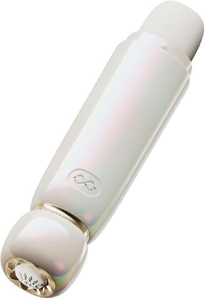 Бежевый вакуумный стимулятор клитора Lia от Zalo