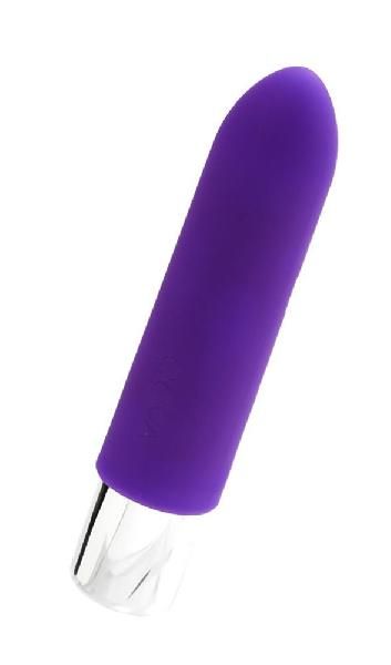 Фиолетовая вибропуля VeDO Bam Mini - 9,5 см. от VeDO