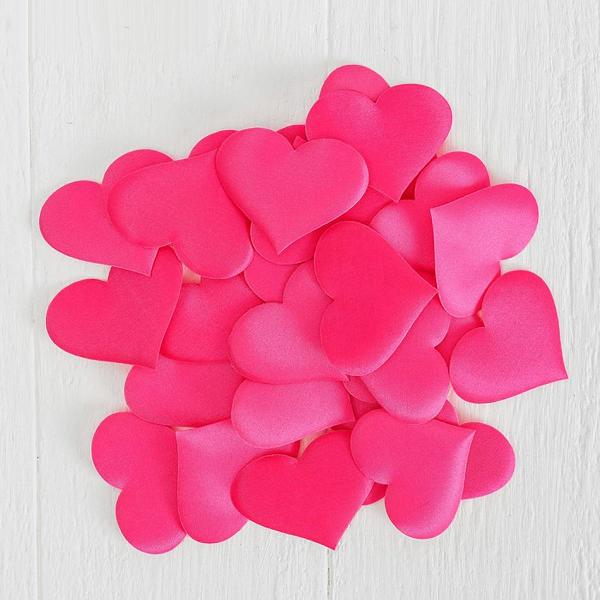Набор розовых декоративных сердец - 25 шт. от Сима-Ленд
