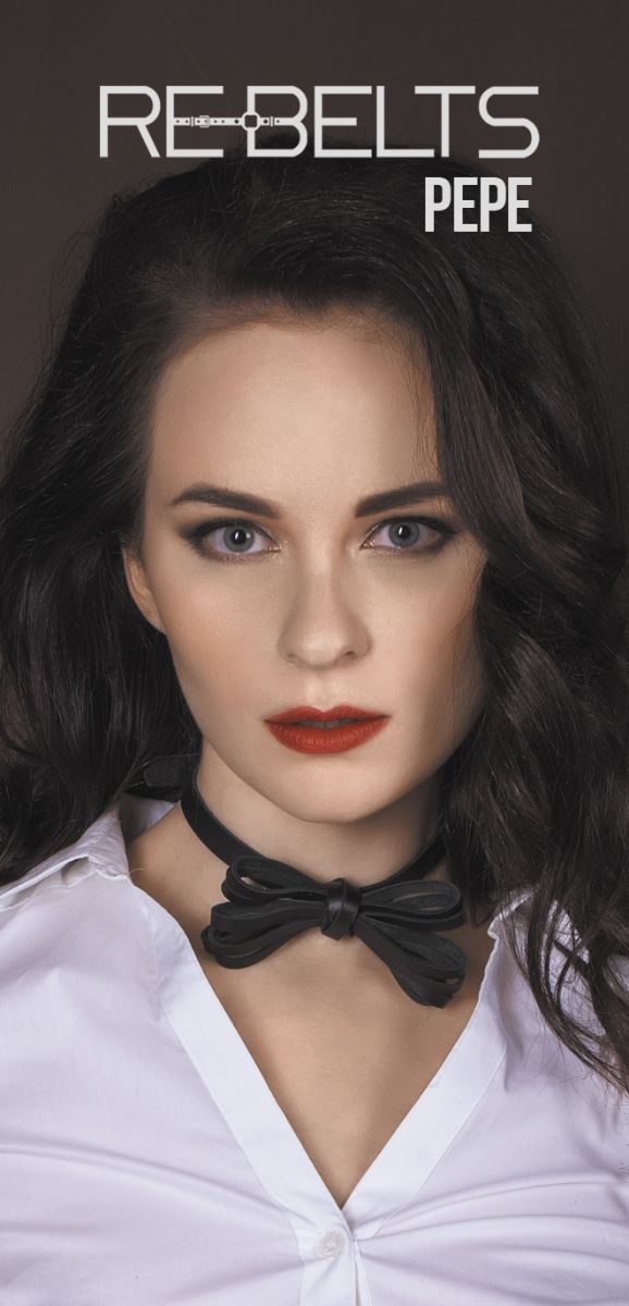 Чокер-бабочка Pepe Black от Rebelts