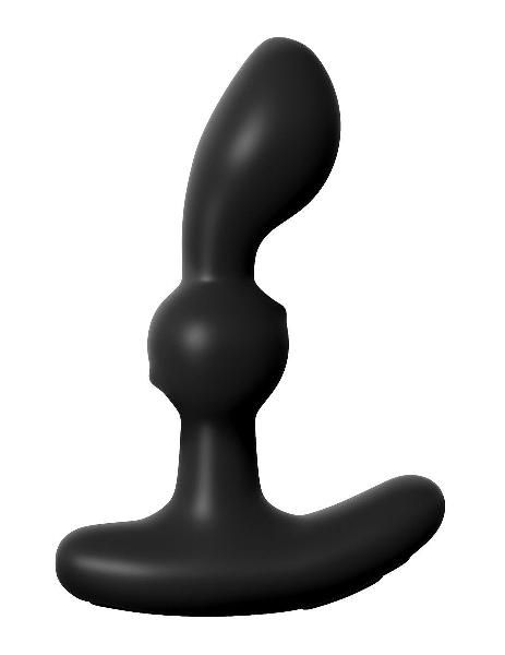 Чёрный вибромассажер простаты P-Motion Massager - 15,2 см. от Pipedream
