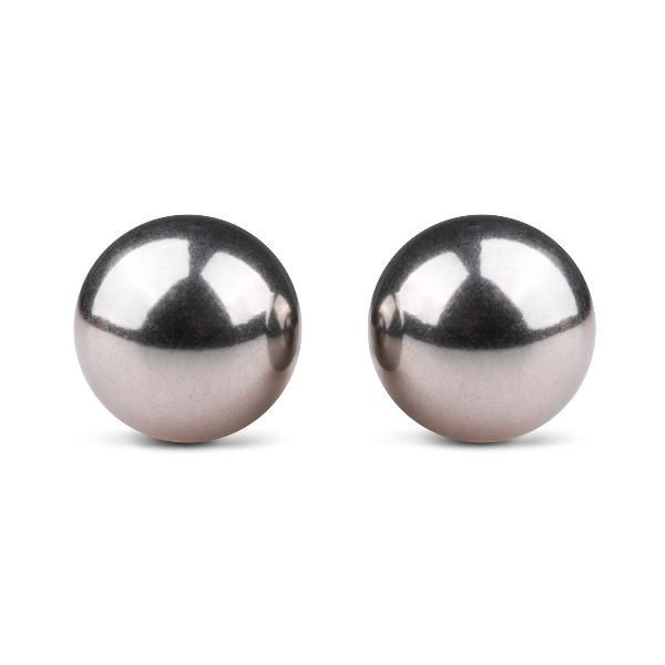 Серебристые вагинальные шарики Ben Wa Balls от EDC