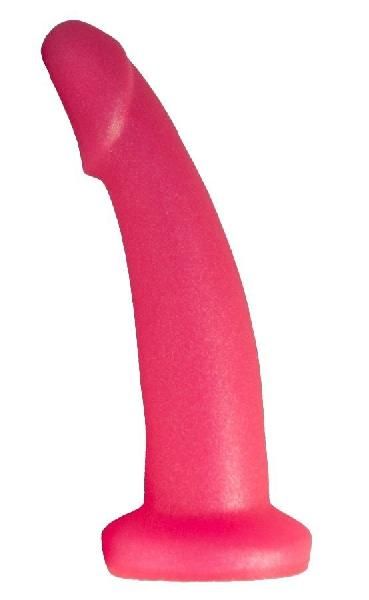 Розовый плаг-массажёр для простаты - 13,5 см. от LOVETOY (А-Полимер)