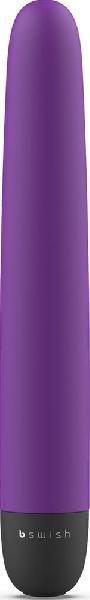 Фиолетовый классический вибратор Bgood Classic - 18 см. от B Swish