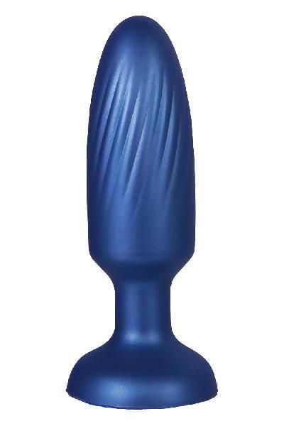 Синяя анальная пробка G Stuck - 10 см. от NMC