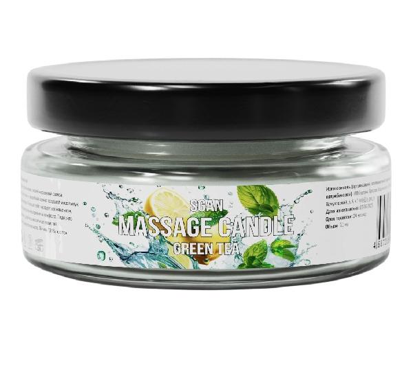Массажная свеча «Зелёный чай» - 50 мл. от SGAN