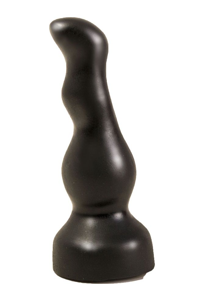 Чёрный анальный стимулятор для массажа простаты - 13,5 см. от LOVETOY (А-Полимер)