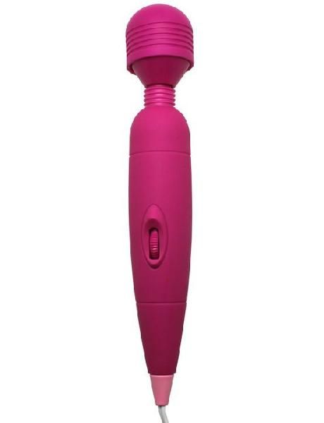 Розовый жезловый вибратор - 25,5 см. от Eroticon