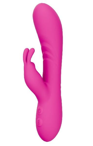 Розовый силиконовый вибратор-кролик от Secwell