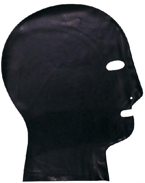 Латексный шлем-маска с прорезями для глаз и дыхания от LatexAS