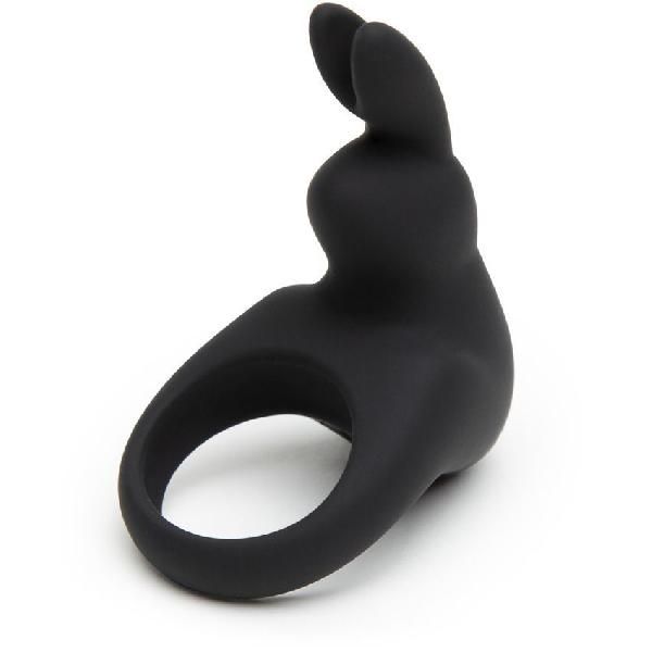 Черное эрекционное виброкольцо Happy Rabbit Rechargeable Rabbit Cock Ring от Happy Rabbit