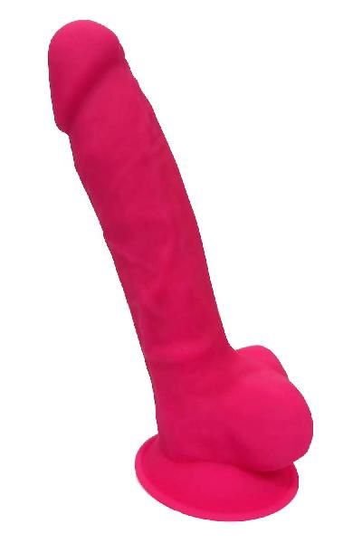 Розовый фаллоимитатор Dildo With Balls 7Inch - 17,7 см. от Dream Toys