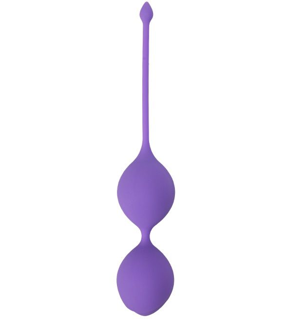 Фиолетовые вагинальные шарики SEE YOU IN BLOOM DUO BALLS 29MM от Dream Toys