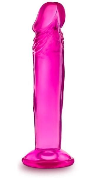 Розовый анальный фаллоимитатор Sweet N Small 6 Inch Dildo With Suction Cup - 16,5 см. от Blush Novelties