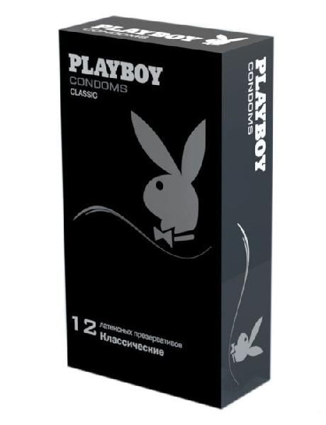 Классические гладкие презервативы Playboy Classic - 12 шт. от Playboy