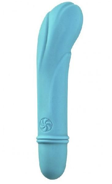 Голубой мини-вибратор Universe Secret Flower - 12,6 см. от Lola toys