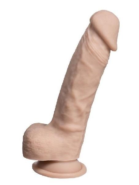 Телесный фаллоимитатор на присоске Real Skin Model 1 - 17,8 см. от Adrien Lastic