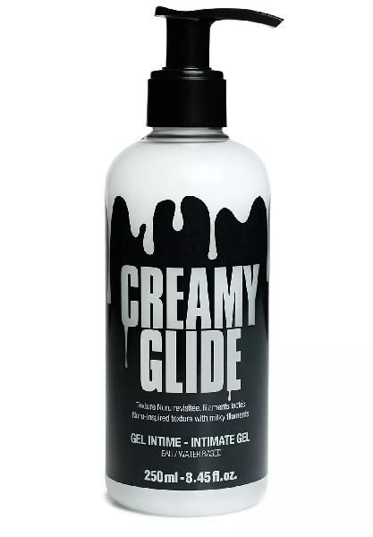 Лубрикант на водной основе Creamy Glide с консистенцией спермы - 250 мл. от Strap-on-me