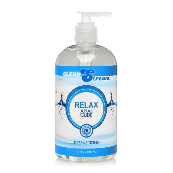 Анальный лубрикант на водной основе Relax Desensitizing Anal Lube - 503 мл. от XR Brands