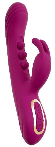 Лиловый вибратор-кролик 2 Function Vibrator Squirting - 22,5 см. от Orion