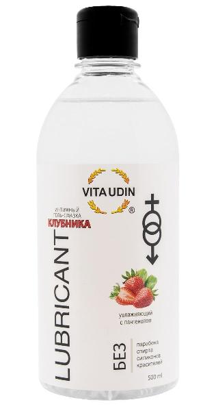 Интимный гель-смазка на водной основе VITA UDIN с ароматом клубники - 500 мл. от VITA UDIN