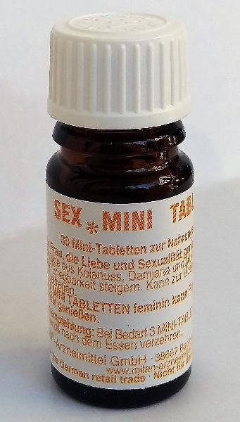 Возбуждающие таблетки для женщин Sex-Mini-Tabletten feminin - 30 таблеток (100 мг.) от Milan Arzneimittel GmbH