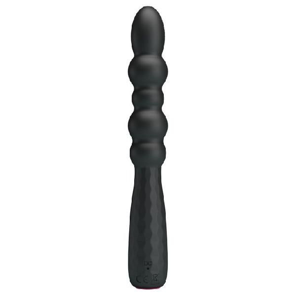 Черный гнущийся вибратор Monroe - 18,5 см. от Baile