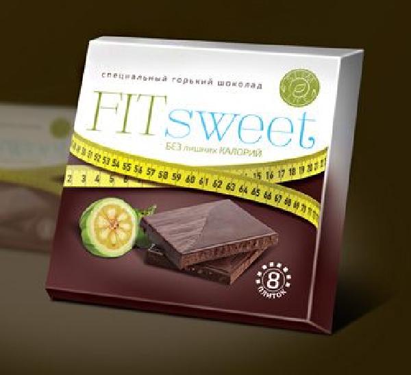 Горький шоколад Fit sweet - 40 гр. от АйМикс